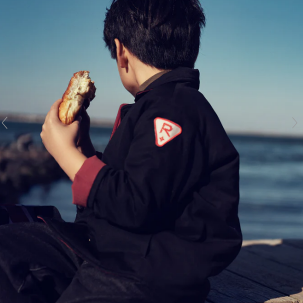 Pocket Jacket - Black/cherry