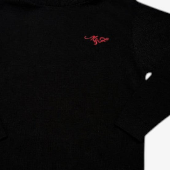 Turtleneck - Black &amp; Bordeaux