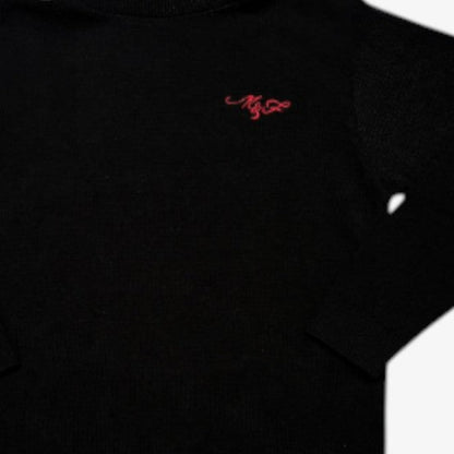 Turtleneck - Black &amp; Bordeaux