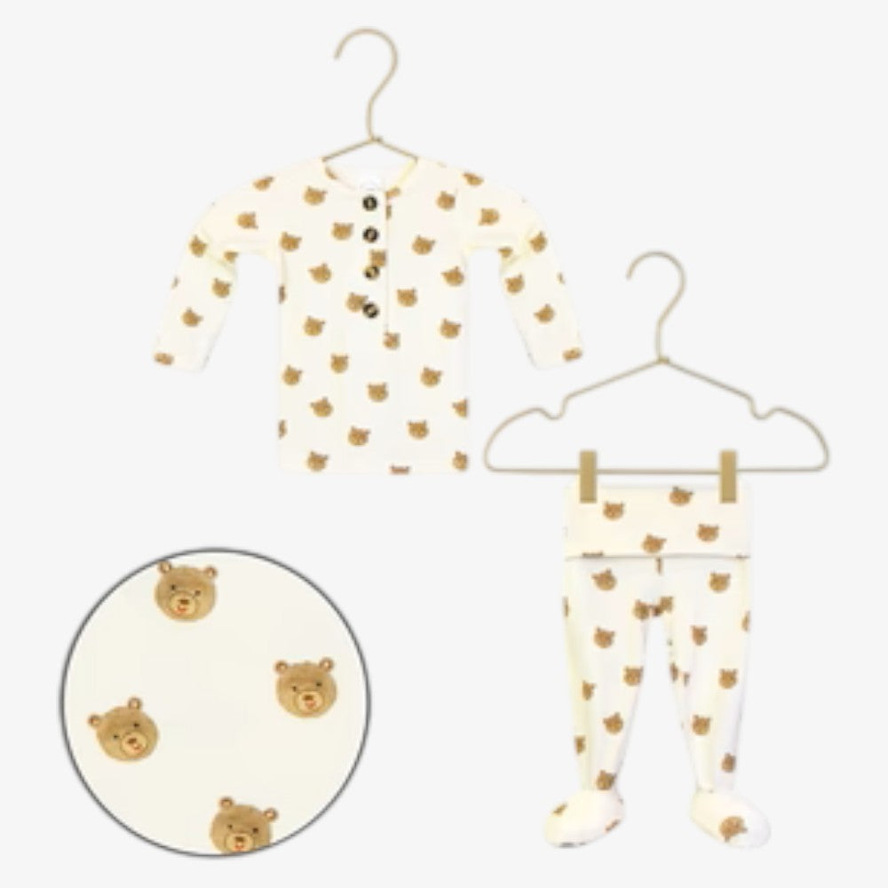 Button 2 Piece - Teddy