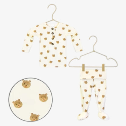Button 2 Piece - Teddy