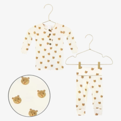 Button 2 Piece - Teddy