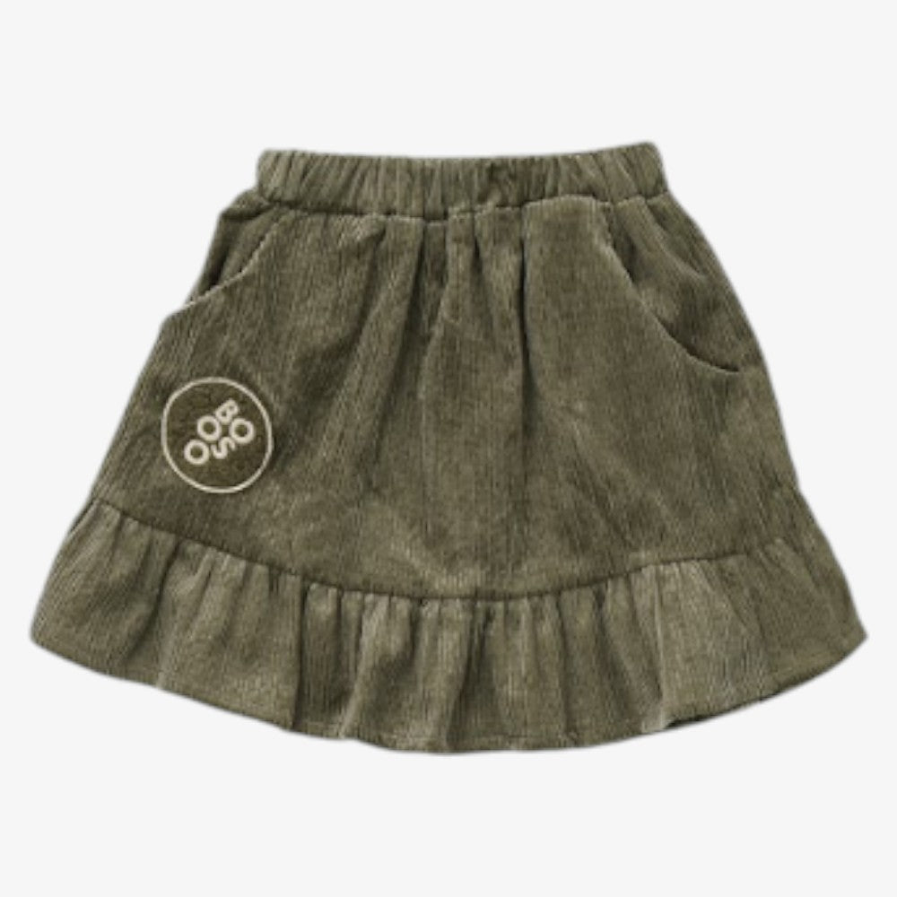 Corduroy Skirt - Khaki