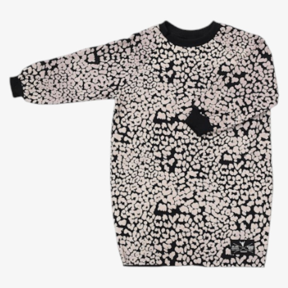 Panther Dress - Black &amp; Beige