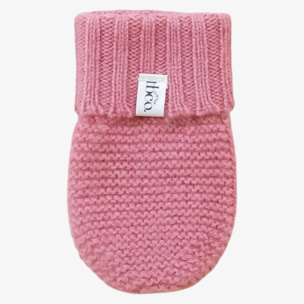 Wool Mitten - Rose