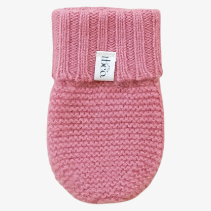 Wool Mitten - Rose