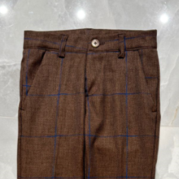 Pants - Brown &amp; Cobalt