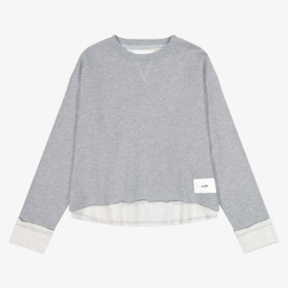 Terry Crop Top - Grey