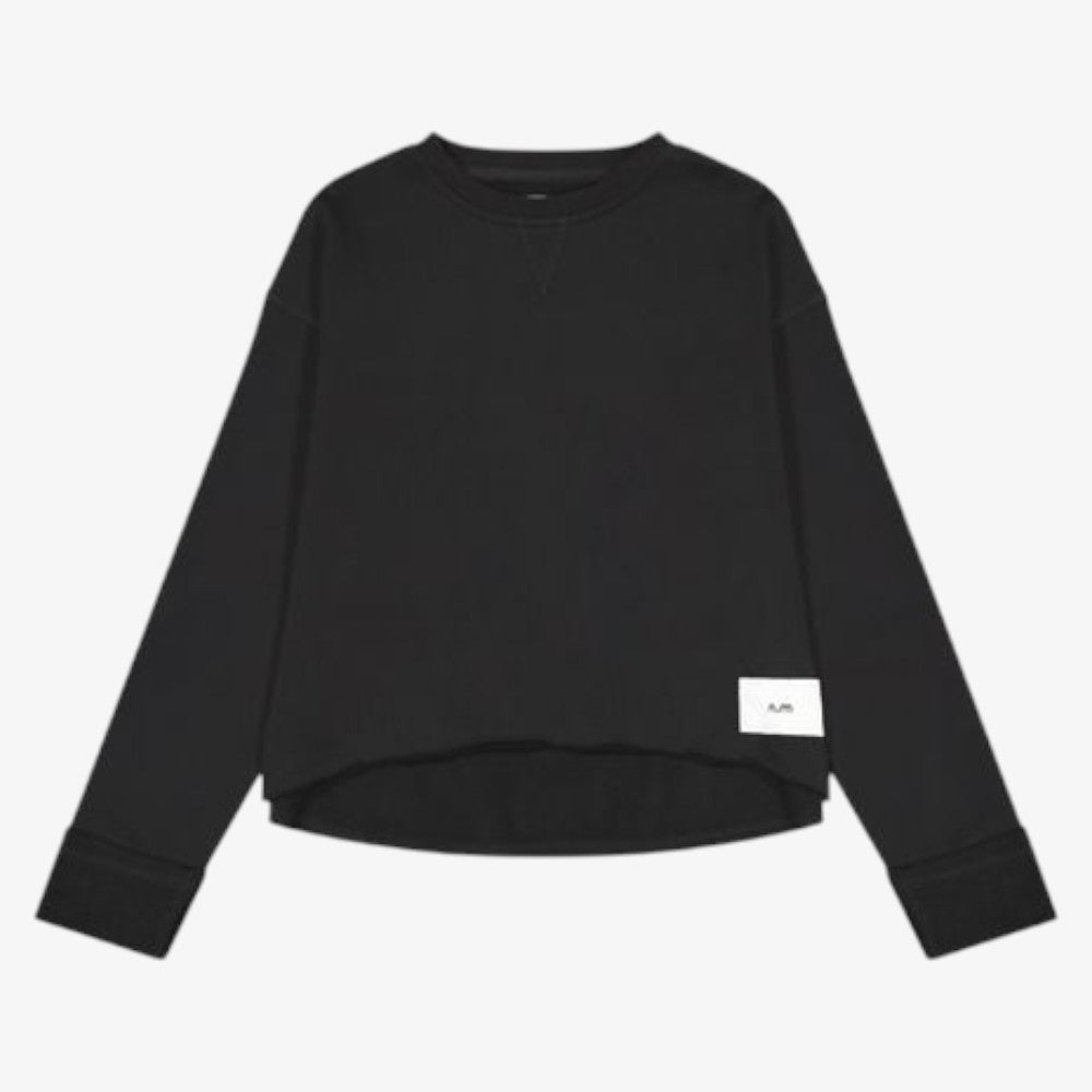 Terry Crop Top - Black