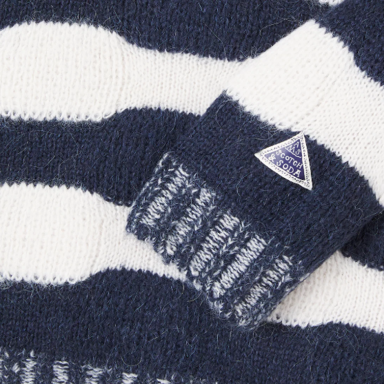 Stripe Sweater - Navy