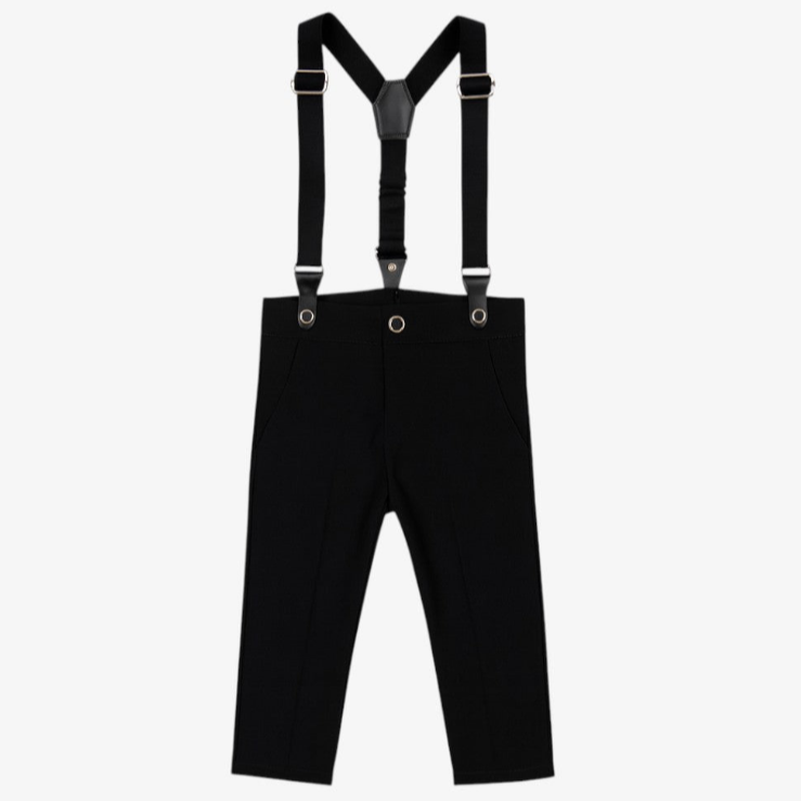 Suspender Pants - Black
