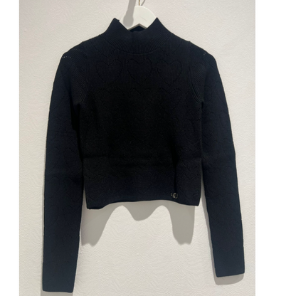 Heart Sweater - Black
