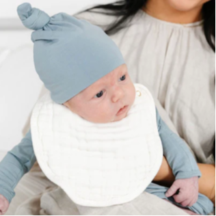 Muslin Bib 2 Pack - White