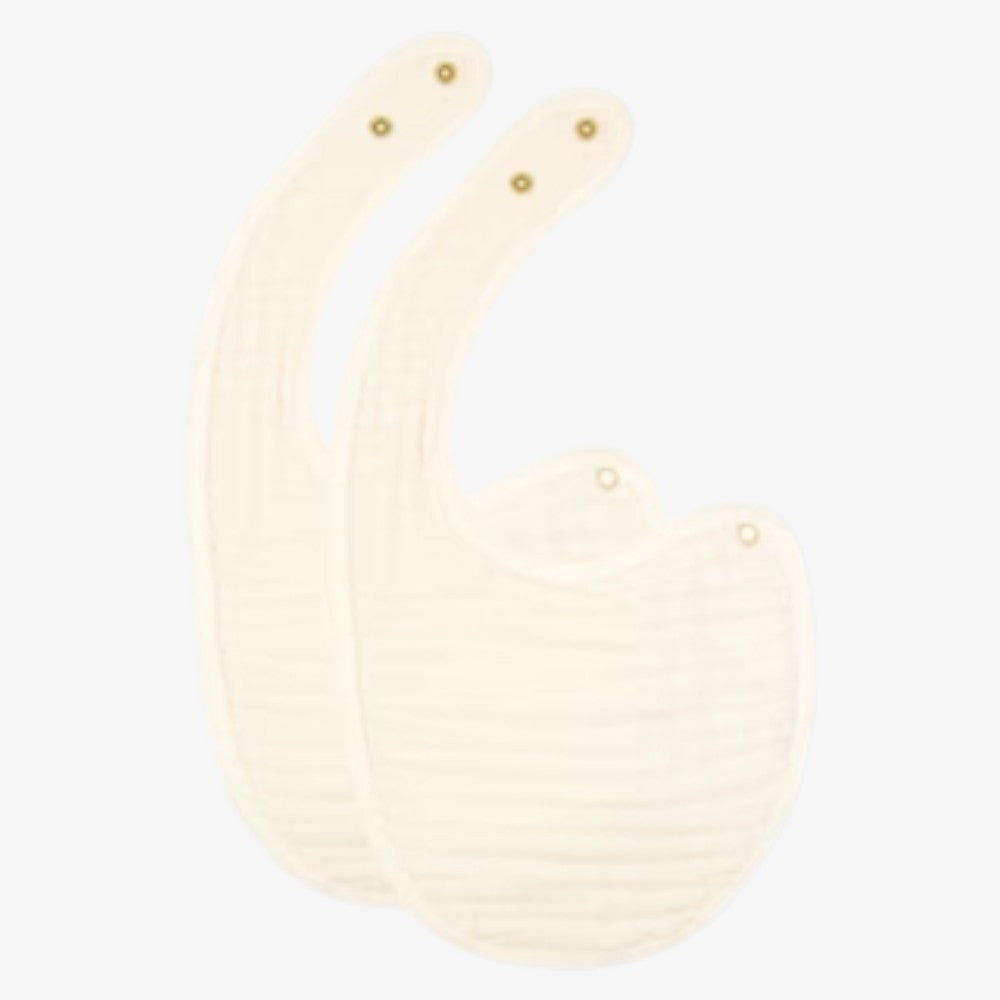 Muslin Bib 2 Pack - Cream