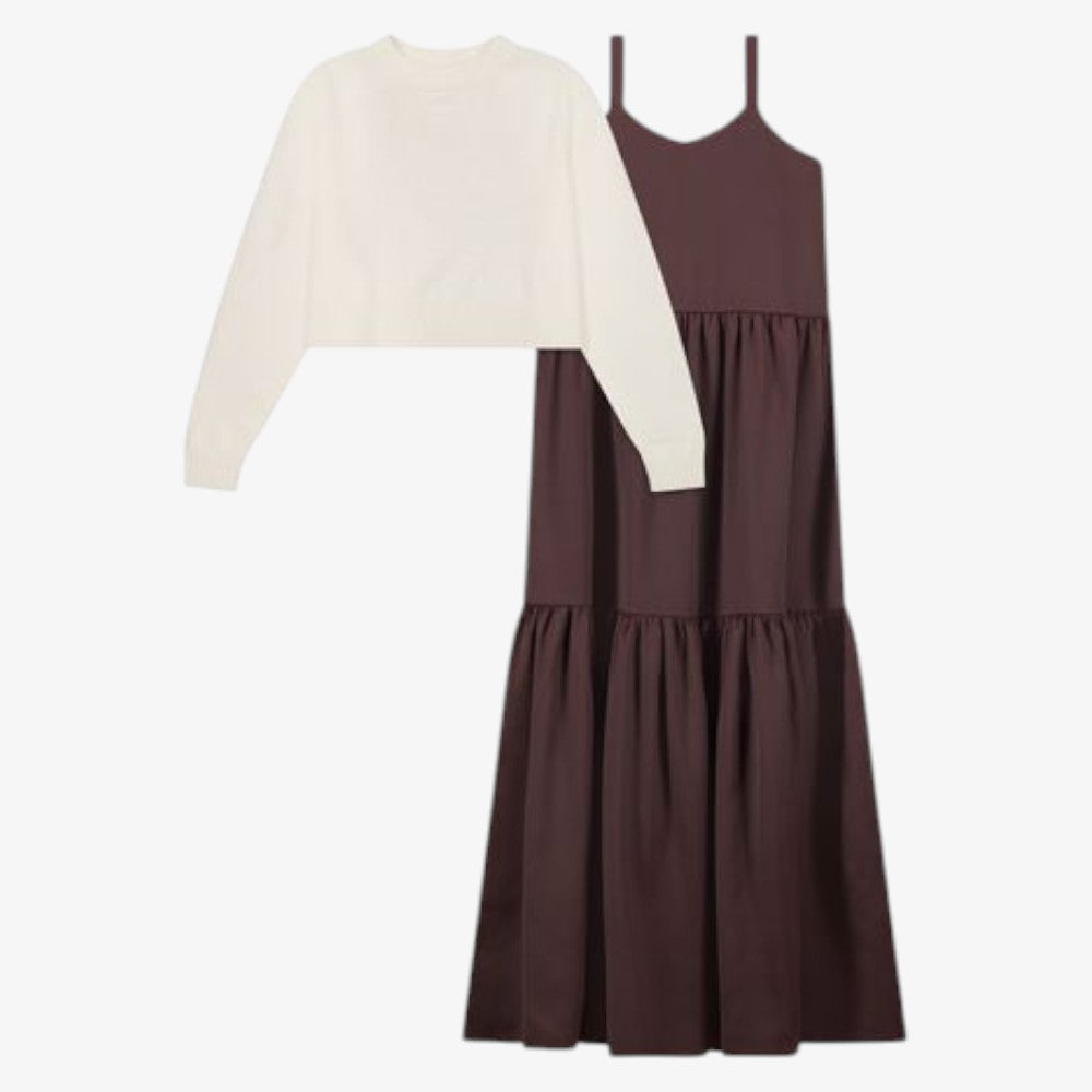 Slip Dress - Brown