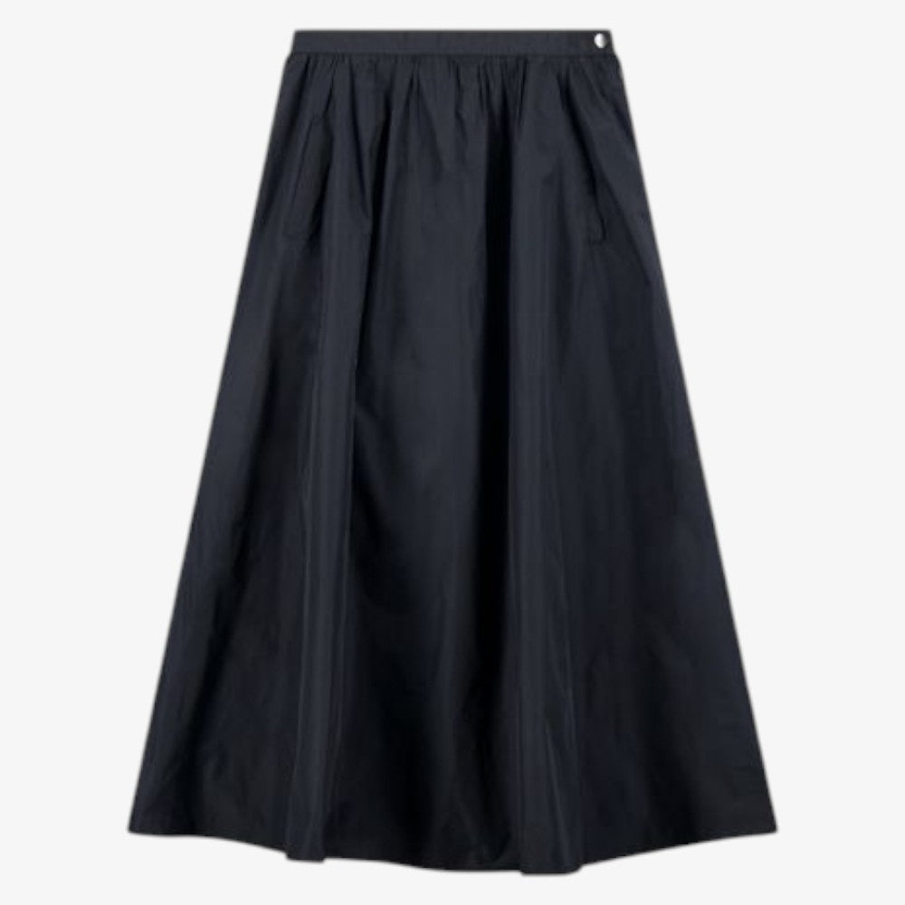Maxi Taffeta Skirt - Black