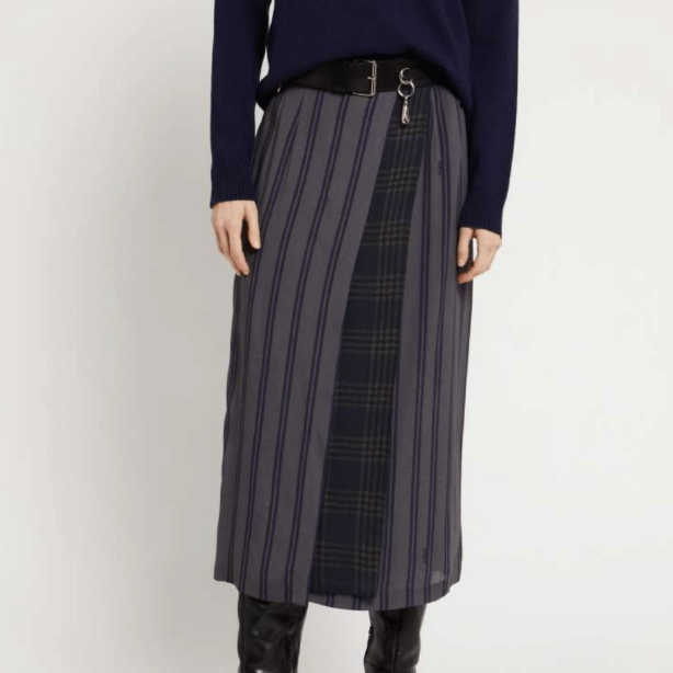 Wrap Skirt - Grey