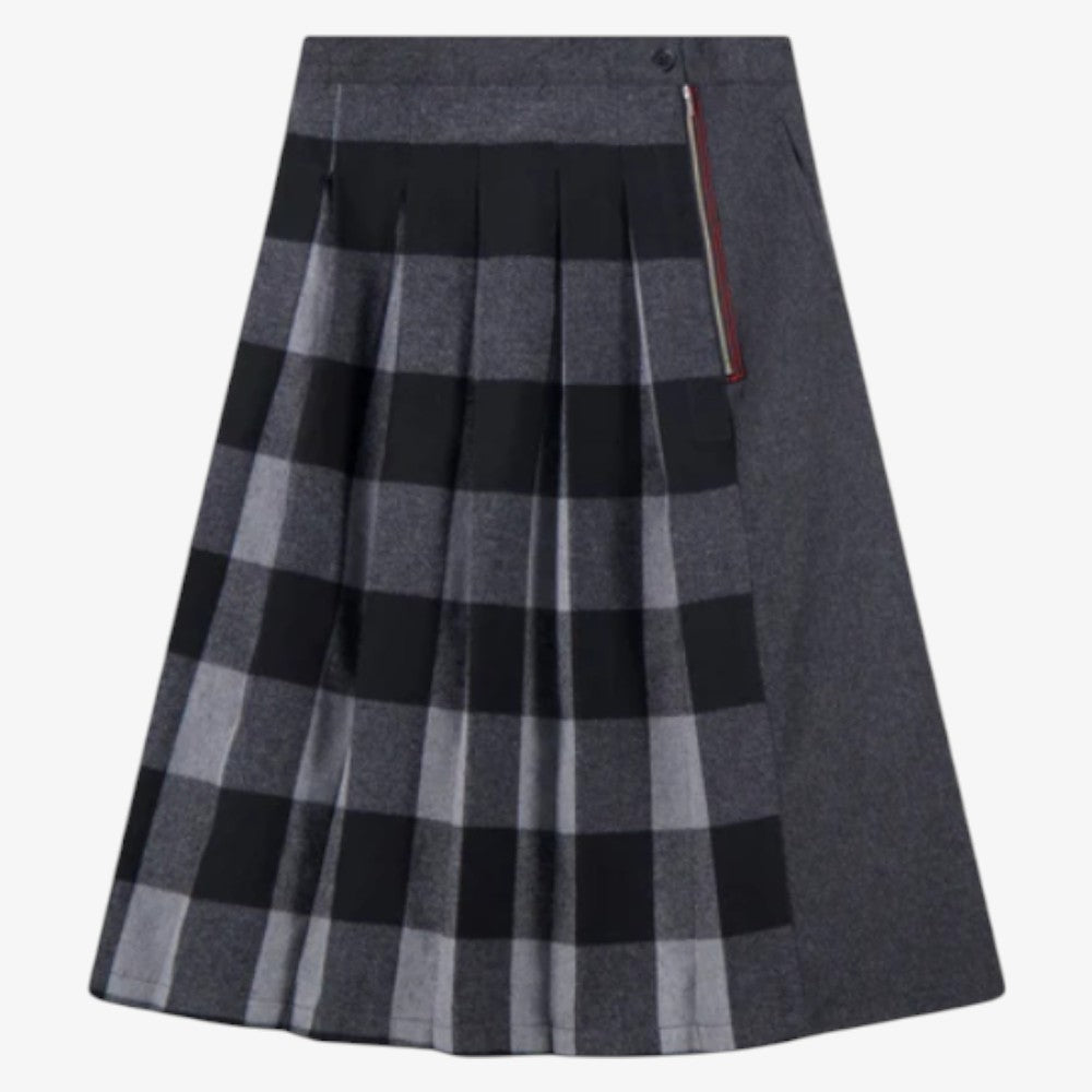 Pleated Skirt - Plaid