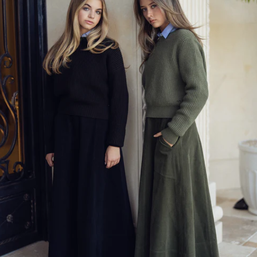 Corduroy Skirt - Green