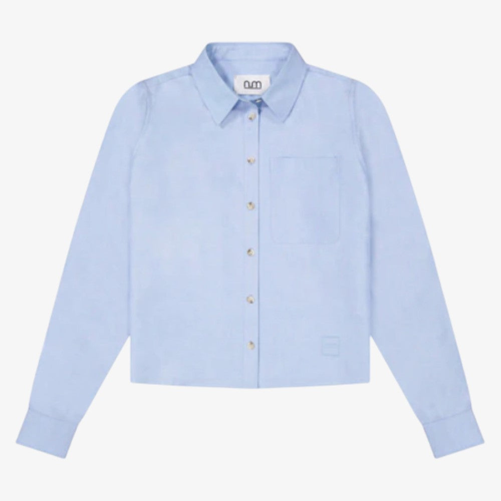 Crop Shirt - Light Blue