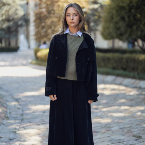 Corduroy Jacket - Black