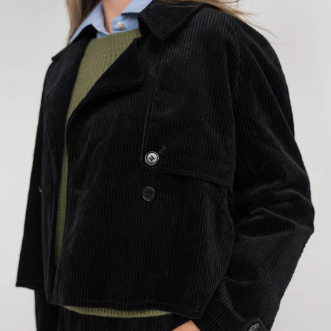 Corduroy Jacket - Black