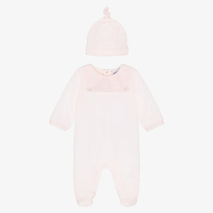 Footie And Hat - Pink