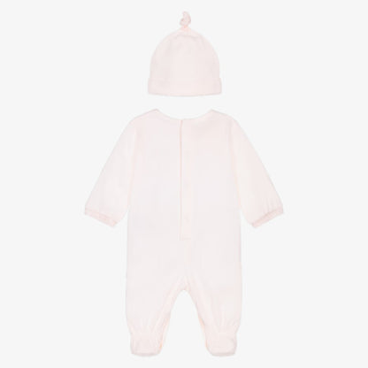 Footie And Hat - Pink