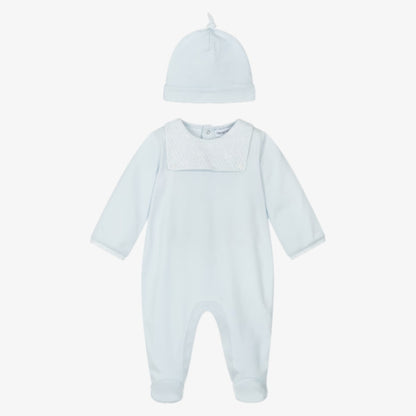 Footie And Hat - Blue