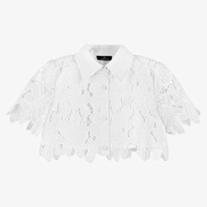 Lace Shirt - White