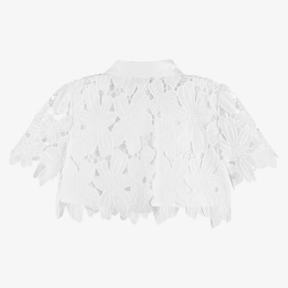 Lace Shirt - White