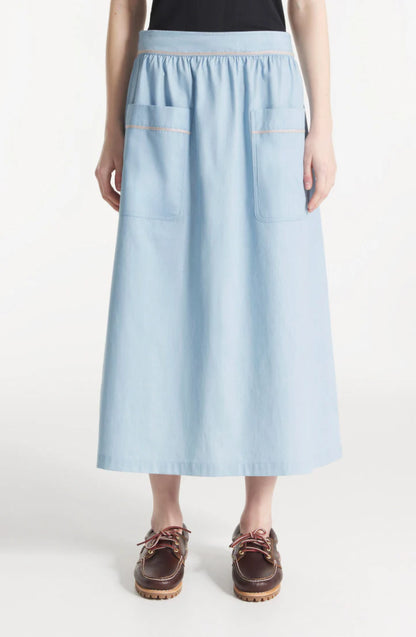 Pocket Skirt - Blue