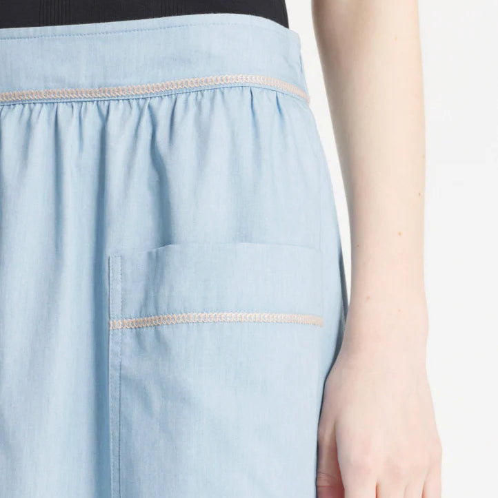 Pocket Skirt - Blue