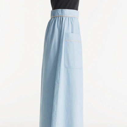 Pocket Skirt - Blue