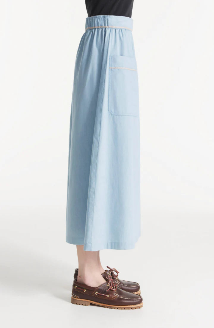 Pocket Skirt - Blue