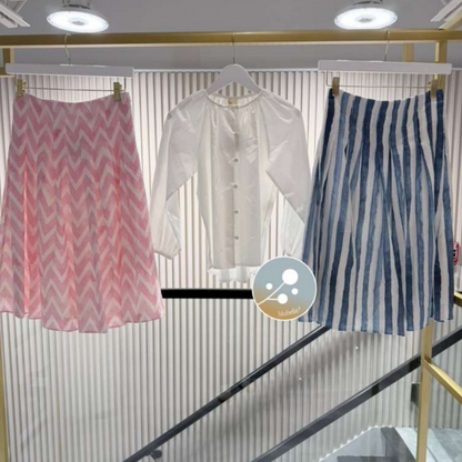Stripe Skirt - Blue