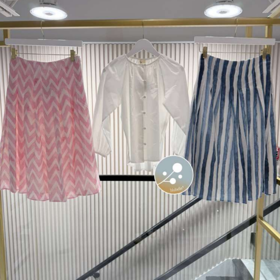 Stripe Skirt - Pink
