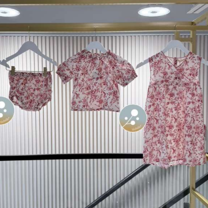 Flower Shirt And Bloomer - Ivory