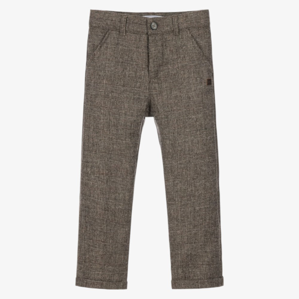 Plaid Pants - Chocolat