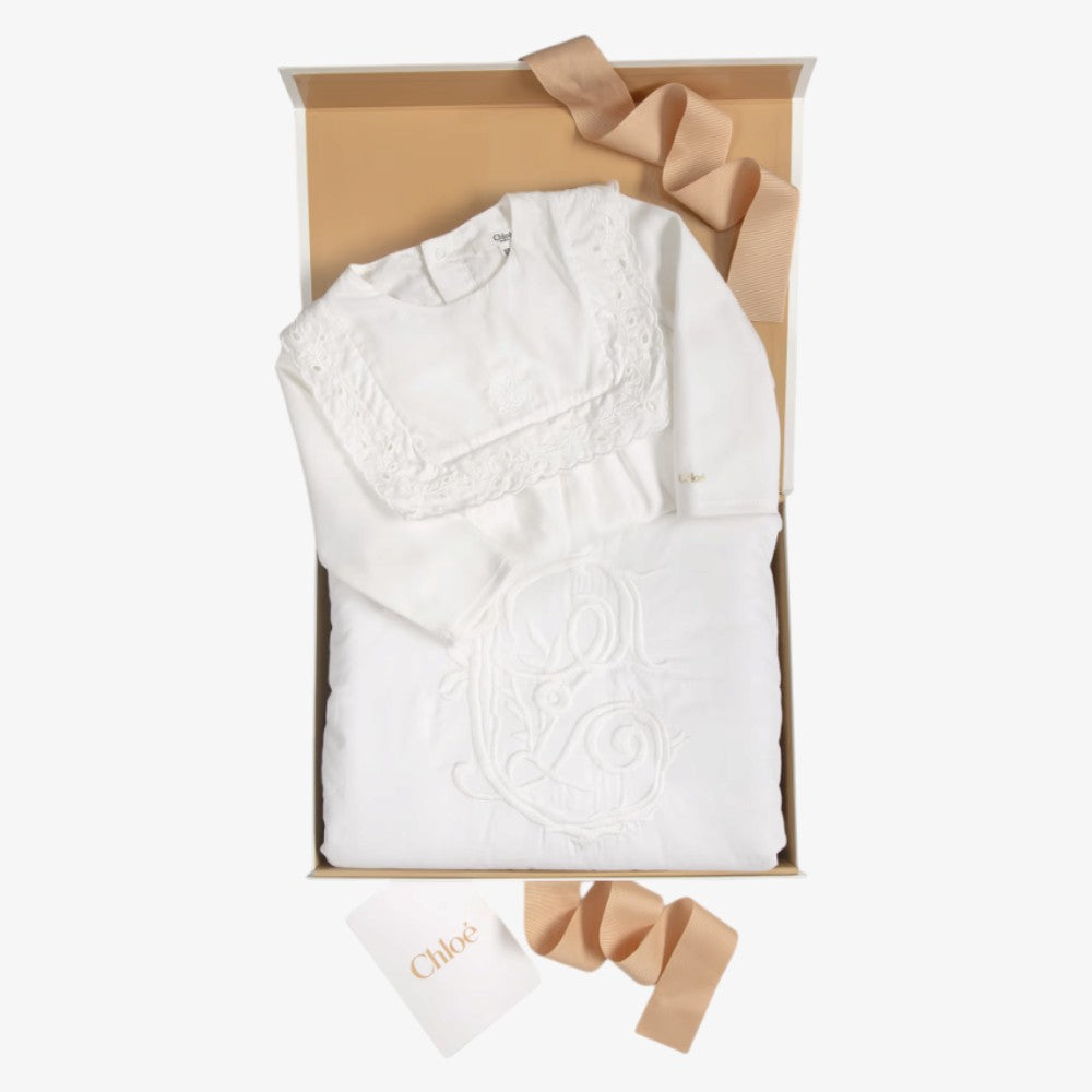 Footie And Blanket - Offwhite