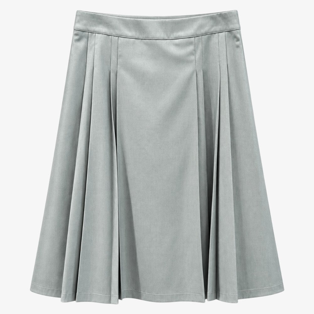 Pleat Skirt - Grey