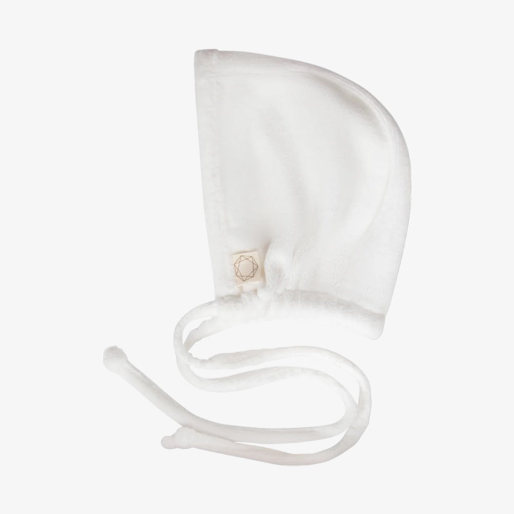 Citrine Linen Bonnet - White