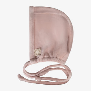 Citrine Linen Bonnet - Dusty Pink