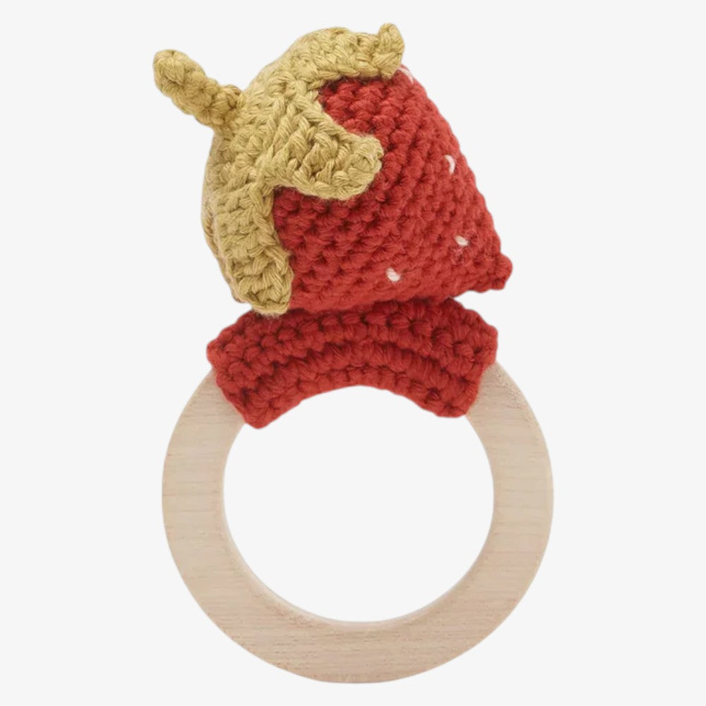 Strawberry Teether - Red