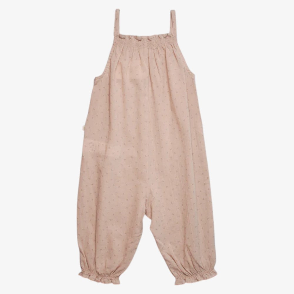 Dot Romper - Milky Cocoa