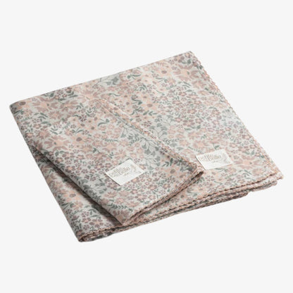 Swaddle And Burp Cloth Set - Liberty Floral
