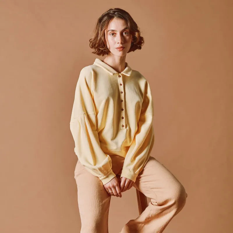 Polo Sweatshirt - Mimosa