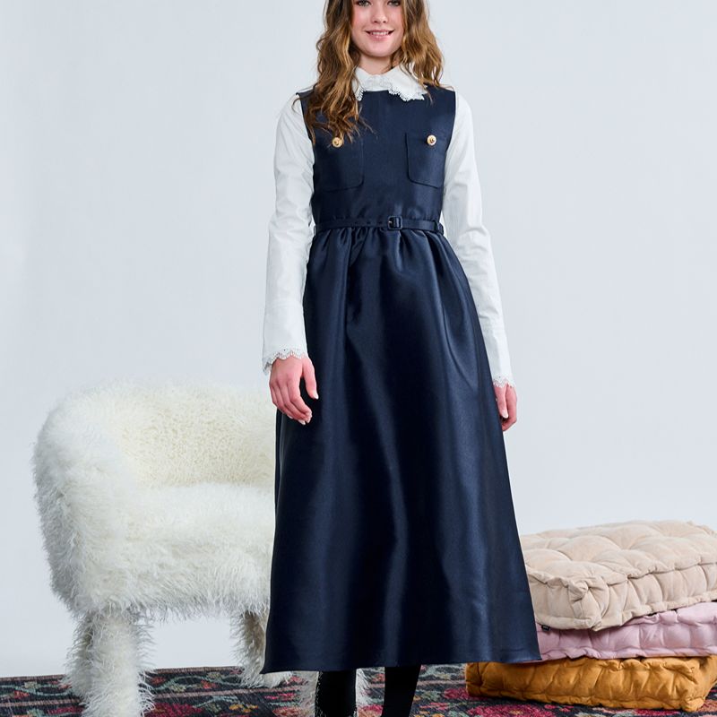 Belt Jumper - Navy