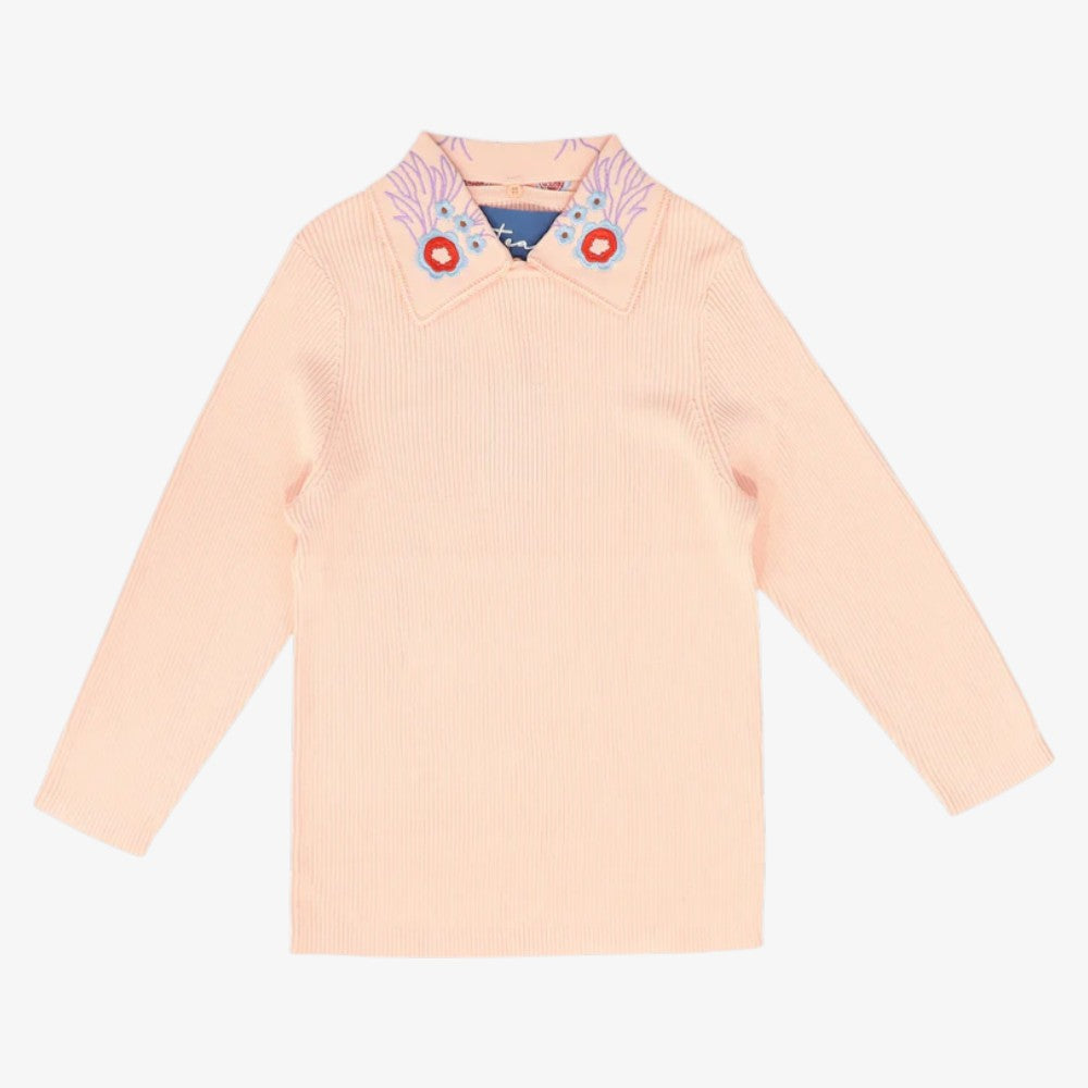 Peacock Polo - Peach