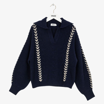 Tahiti Sweater - Navy